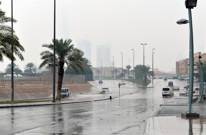 Rain in Saudi Arabia